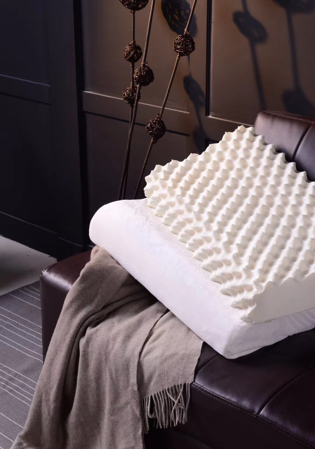 全棉护颈保健丝绒枕